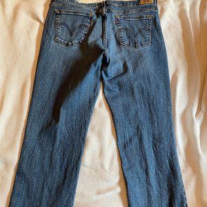 Ladies Levi's 505 Straight Leg denim jeans
